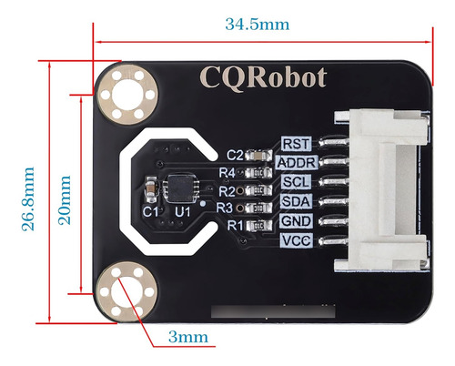 Sensor De Temperatura Sts35 Compatible Con Arduino Y Raspber