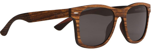 Woodies All Wood Gafas De Sol De Madera De Cebra Con Lente P