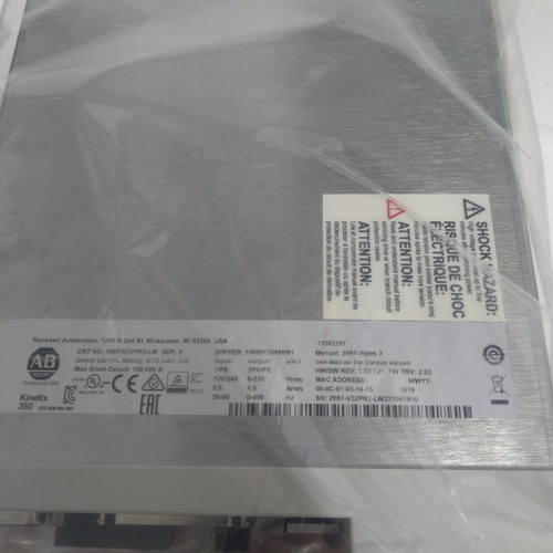 Allen-bradley 2097-v32pr2-lm Kinetix 350 Com Garantia