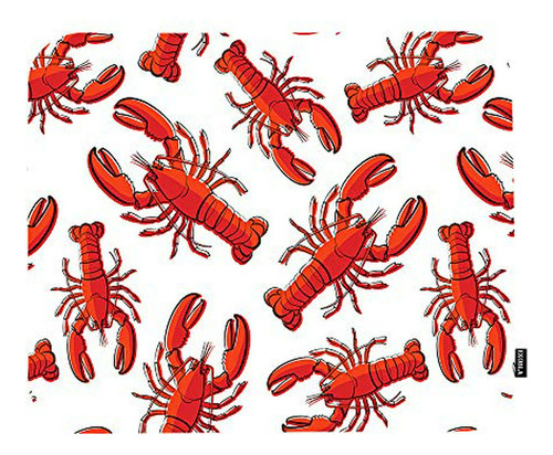 Pad Mouse - Ekobla Red Lobster Mouse Pad Nautical Decorative
