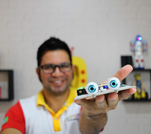 Olhos Do Robô Animatronic Diy - Kit Arduino De Robótica