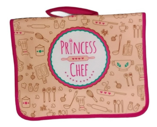 Imagen 4 de 6 de Valija De Cocinera Princesa Chef Con Accesorios Educando