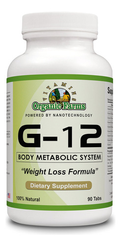 G-12  cuerpo Sistema De Metabolismo  90 tbas  suplemento 