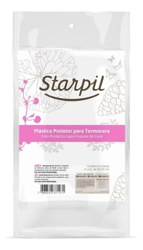 Refil Plástico Protetor Descartável Termocera Starpil - 6fls