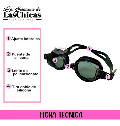 Imagen 5 de 10 de Combo Malla Natacion + Antiparra + Gorro Quickly® Aquagym.