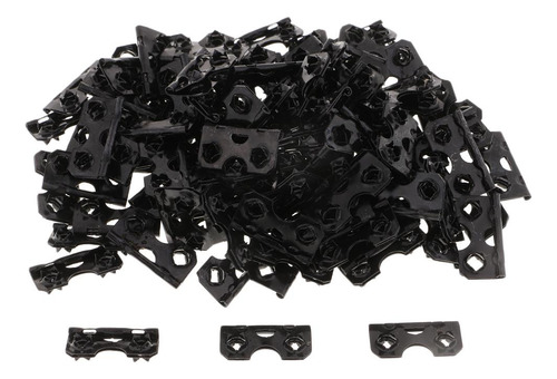 3 X 100pcs 28x15mm Com Orifícios Duplos De Metal