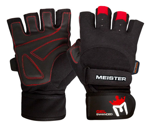 Meister - Guantes De Levantamiento De Peso Con Acolchado De.