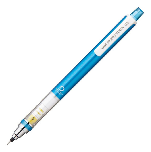 Uni Kurutoga Mechanical Pencil Standard, 0.3mm, Azul (mp.33)
