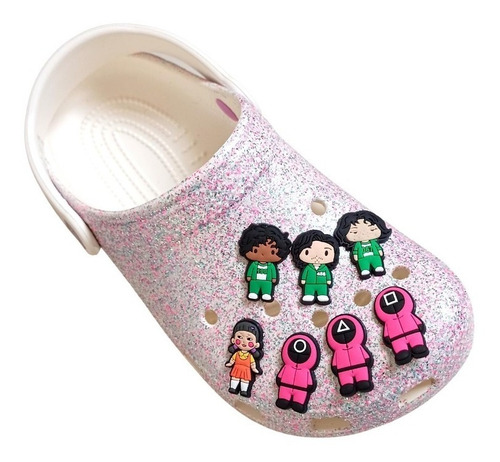 Pin Para Crocs Round 6 Squid Game Kit Com 7 Pins