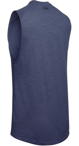 Playera Sin Mangas Under Armour Caballeros Azul 1351556-497