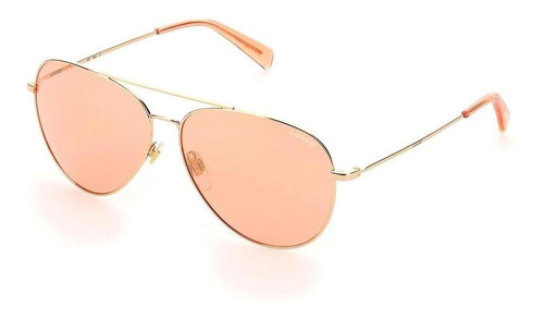 Óculos De Sol Levis Lv1006/s Ddb-60 Cor Dourado Cor da armação Dourado Cor da lente Rosa