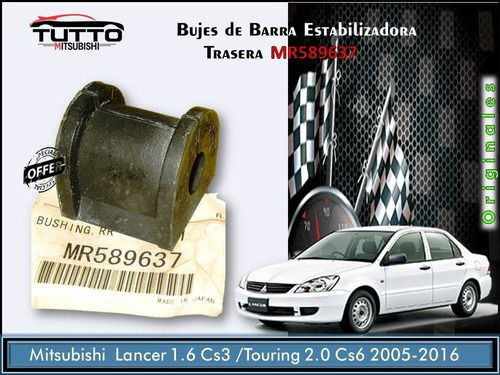 Buje Goma Barra Estab Trasera Mitsubishi Touring C/u