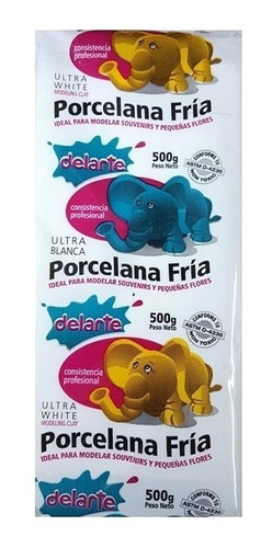 Porcelana Fria Para Manualidades 500gr