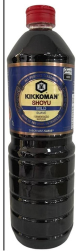 Molho De Soja Shoyu Suave (mild) 1l - Kikkoman (brasil)