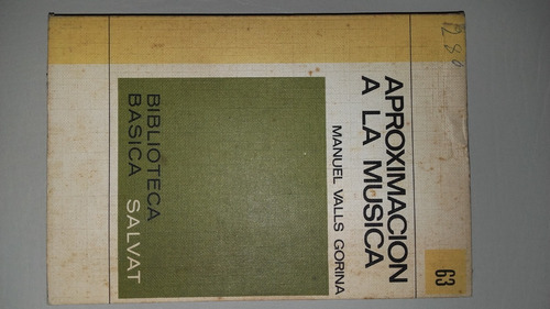 Libro Aproximación A A Música