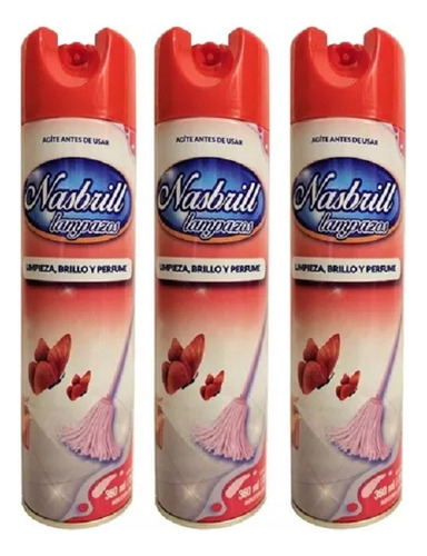 Liquido Lampazo En Aerosol Nasbrill X36 Unid. 360ml