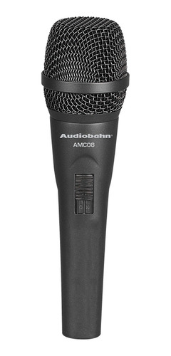 Microfono Alambrico Dinamico Metalico +funda Audiobahn Amc08