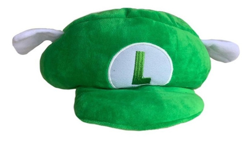 Gorro Disfraz De Mario Bros O Luigui De Felpa C/u