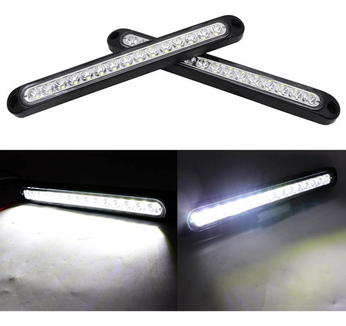 2 Piezas Ip65 10 15 Led Barra De Luz Trasera De Fre 3148225