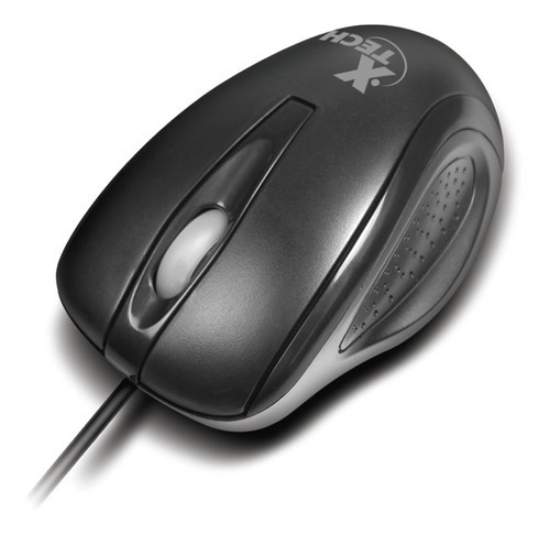 Mouse Xtech Xtm-175 Óptico 1000dpi Usb 3 Botones Color Negro