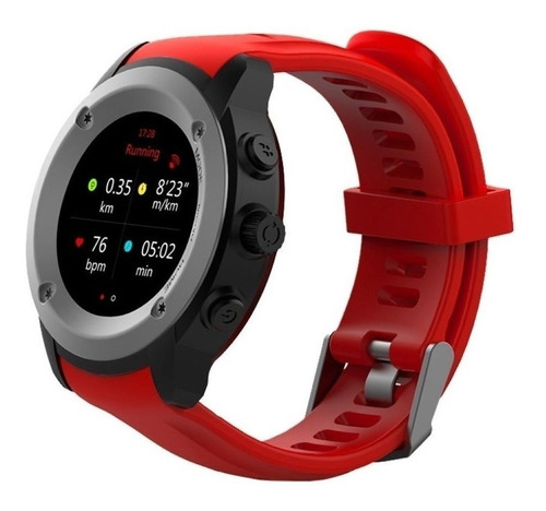 Reloj Smartwachth Ghia Draco  Con pulso cardiaco Bluetooth GPS Podómetro Color Rojo
