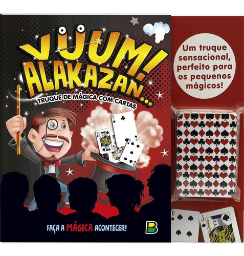 Vuum! Alakazan...truque De Mágica Com Cartas, De Brijbasi Art Press Ltd. Editorial Brasileitura, Capa Mole Em Português, 2022