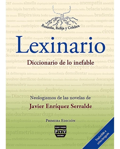 Lexinario Diccionario De Lo Inefable, De Enríquez Serralde , Javier.. Editorial Plaza Y Valdes, Tapa Pasta Blanda, Edición 1 En Español, 2013