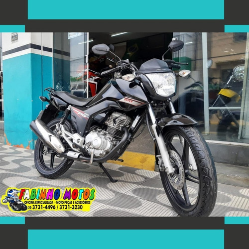 Honda Cg 160 Fan Esdi 2017 Preta Novíssima!!!