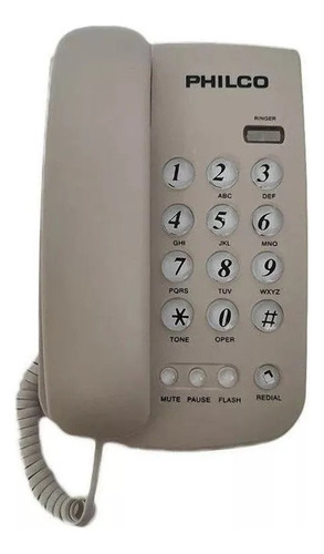 Teléfono De Sobremesa Philco 150wh Blanco / Tecnocenter