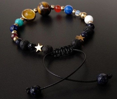 Pulsera Planetas Brazalete Ajustable Sistema Solar Universo