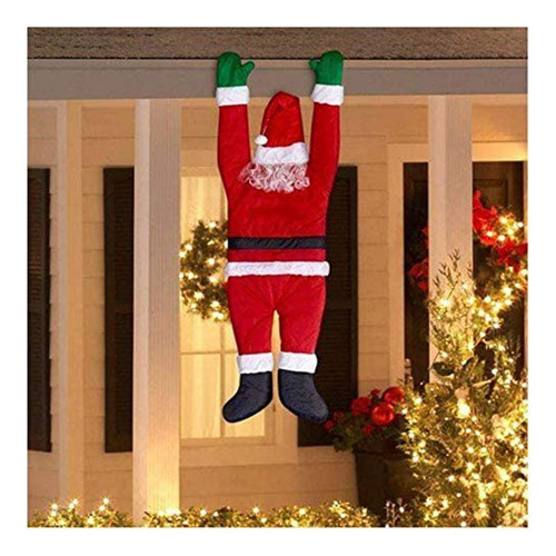 - Decoración Navideña De Papá Noel For Adornos De Ventanas