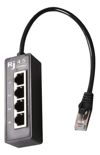 Divisor De Red Con Cable, Mxntv-001, 1pza, Divisor Rj45 1-4,