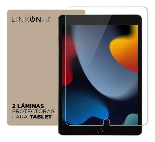 Protector De Pantalla Vidrio Templado iPad Linkon Set X2