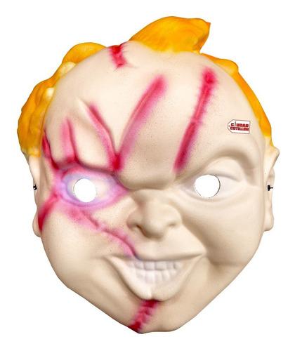 Máscara Chucky Muñeco Maldito Disfraz Halloween - Ciudad C