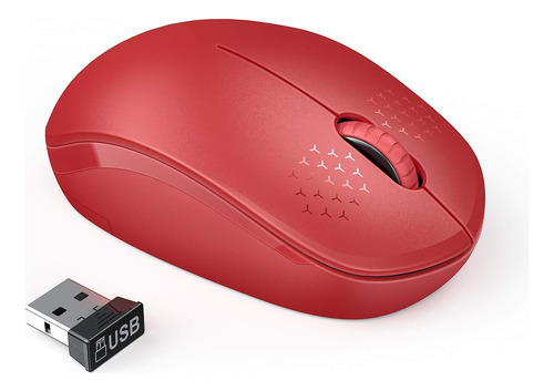 Mouse Seenda Wireless 2,4g/rojo