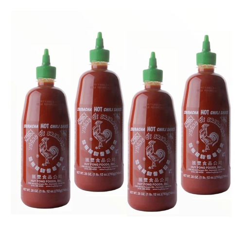 Sriracha Salsa Picante 793g / 714ml 4 Pack