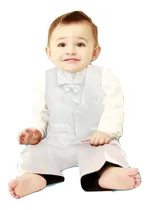 Comprar Trajecito Fiesta 4 Piezas Bebes Hasta 2 Años Bautismos P128