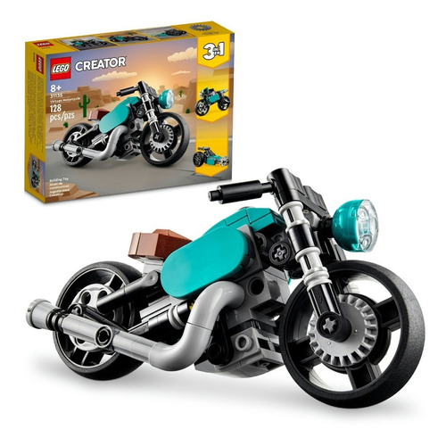 Kit De Construcción Lego Creator 3en1 Moto Clásica 31135 3+ Cantidad de piezas 128