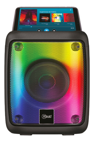Parlante Flaming Square Tws Bluetooth Fm Usb / Mlab - 9290