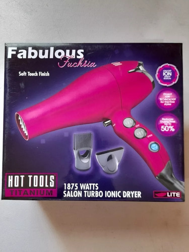 Secadora Hot Tools Titanium Fabulous Fuchsia En Caja