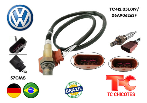 Sensor De Oxígeno Volkswagen Fox Spacefox Cross Polo 1.6 2.0