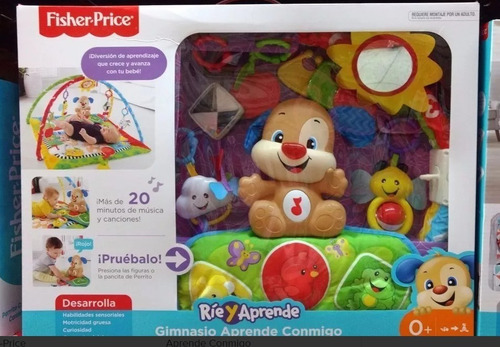 Fisher Price Gimnasio Perrito Musical Puppy Aprende Conmigo