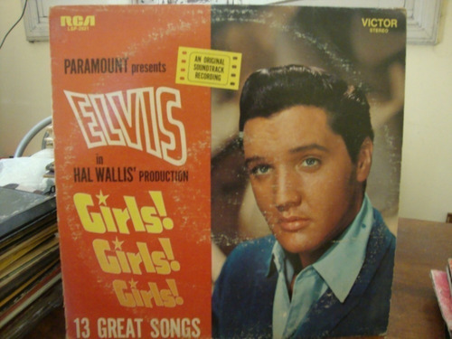 Vinilo Elvis Presley Girls Girls Girls Si3