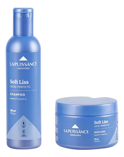 Shampoo + Máscara Soft Liss Pelo Lacio Alisado La Puissance