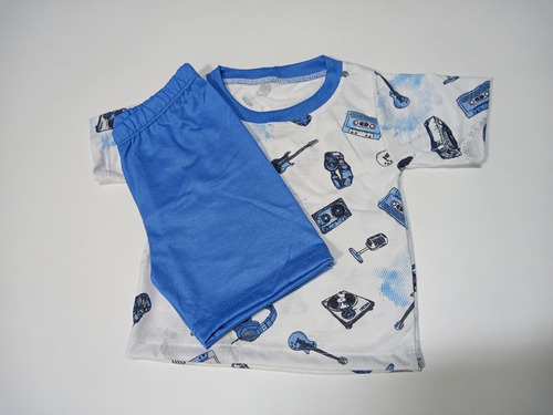 Pijama Infantil Malha 0 - 18 Meses Múltiplas Estampas Menino