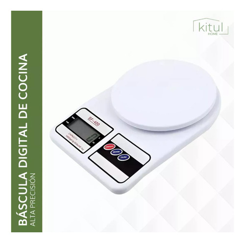 Bascula Para Cocina Gramera Digital 10 Kg