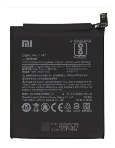 Bateria Pila Xiaomi Redmi Note 4 Redmi 4x Bn43 