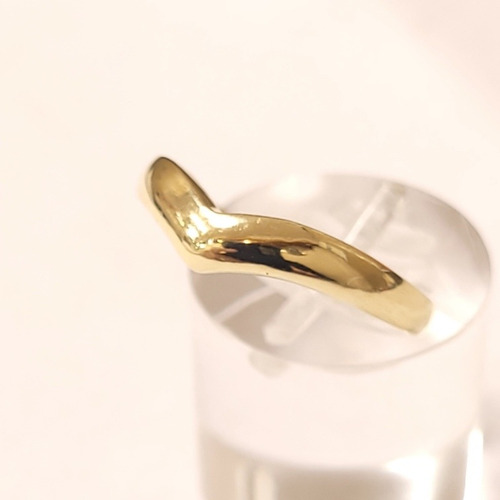 Anillo Oro 18kts En V 2,0grs N°16 Brumat