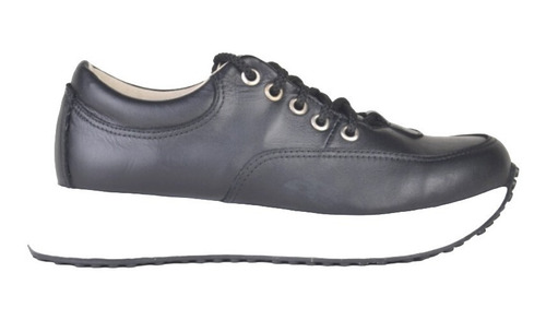 Imagen 1 de 6 de Zapatillas Urbanas De Mujer De Cuero Panter - Ferraro