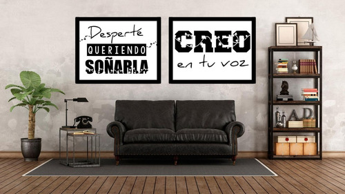 Cuadro Decorativos Con Frases Originales!!  30x40